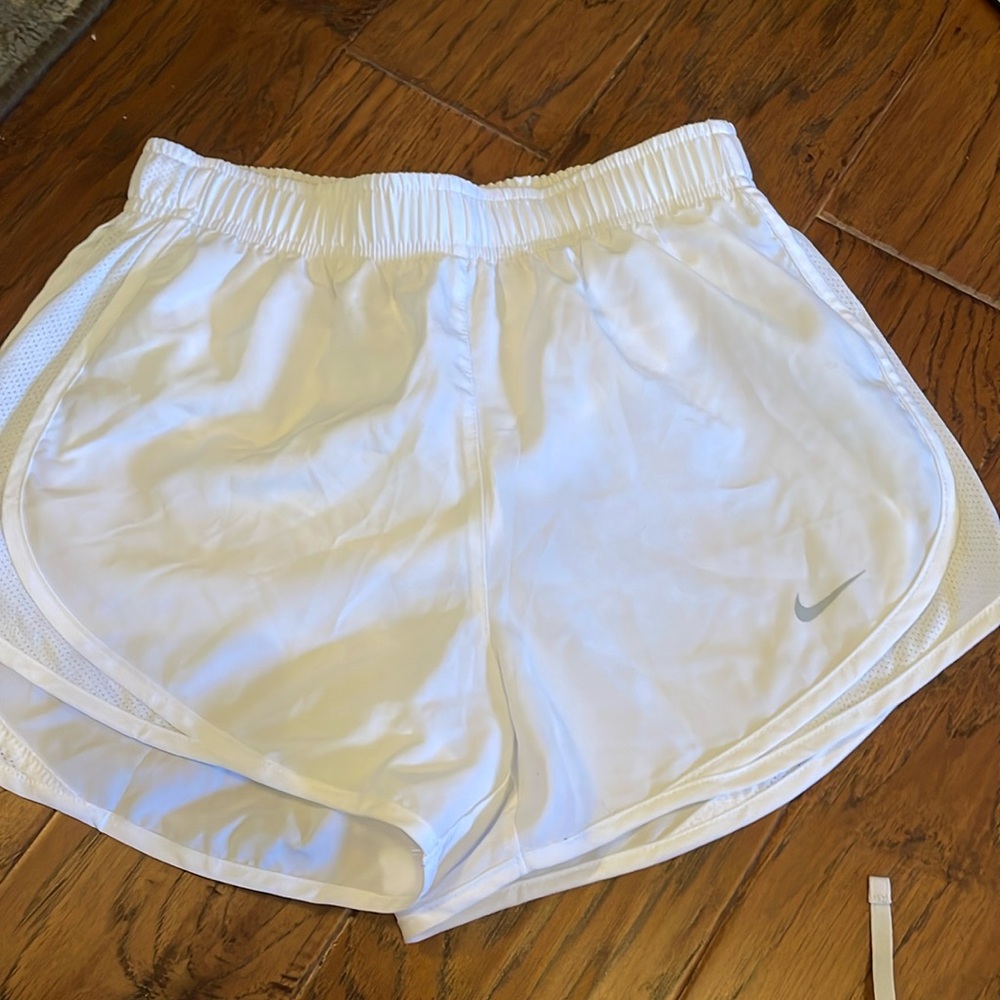White Nike Shorts XS